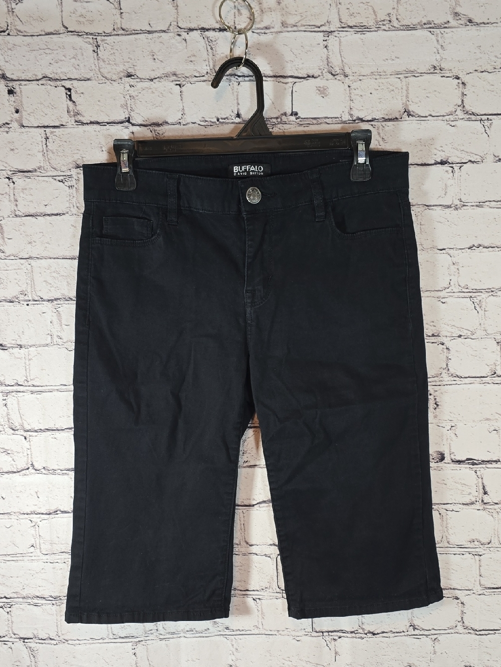 Buffalo David Bitton Black Bermuda Shorts